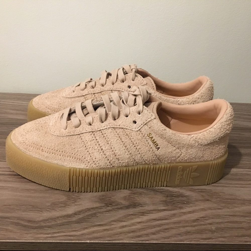adidas Womens SAMBAROSE Shoes - Ash Pearl Gum